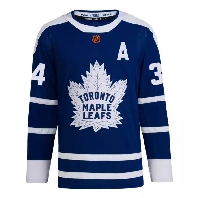 Toronto Maple Leafs adidas Authentic 2022 Reverse Retro Jersey Auston Matthews 2