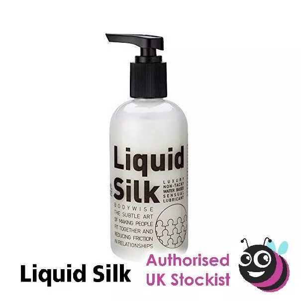 Lubricant Liquid Silk Water Based 250ml / 8.45floz **Fresh Stock**