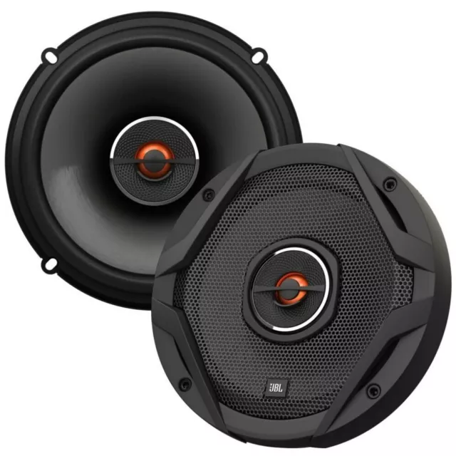 2 JBL GX602 Haut-Parleurs Coaxiales 16,5 CM 2,3 Ohm + Grilles & Adaptateur 2