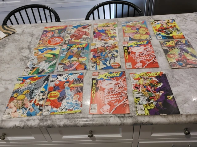 X-Force Marvel 90’s Comic Lot, Reading Copies or Better, No. 1, 14 Comics Total