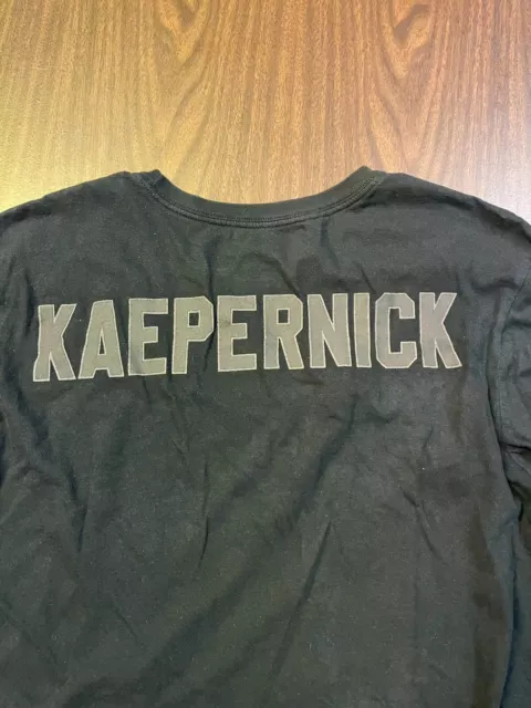 Nike Colin Kaepernick Black Long Sleeve T Shirt Equality Sportswear Sz Medium