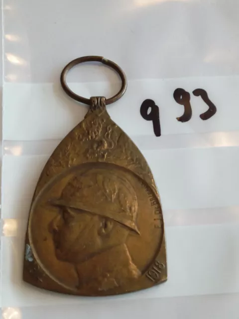 Orden Belgien Kriegsteilnehmer Medaille 1914 1918  (q93)