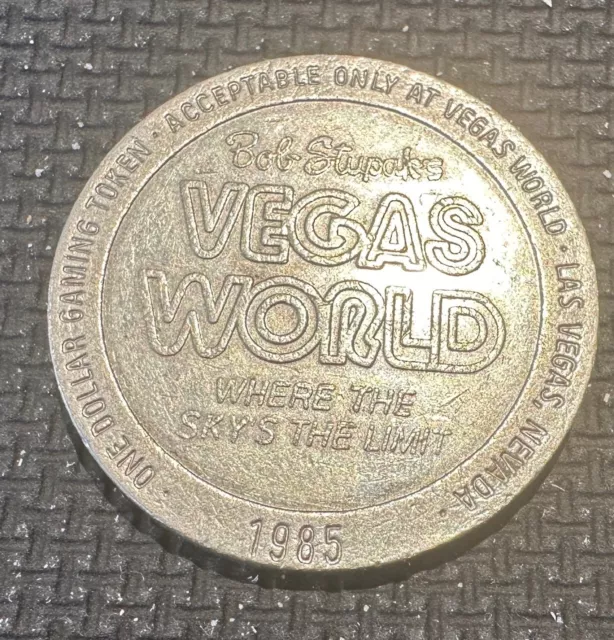 Vegas World Las Vegas Nevada $1 Gaming Token