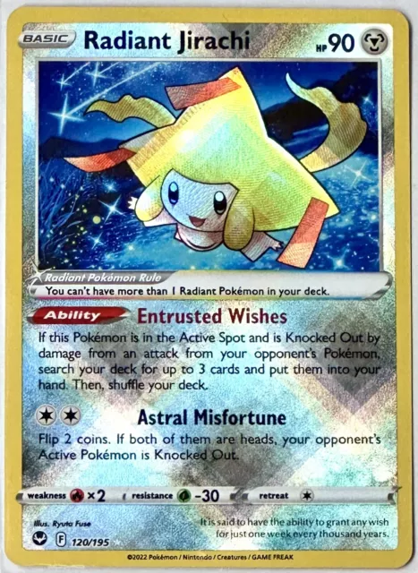 2022 Pokemon, Silver Tempest, #59/195 Radiant Alakazam, Holo Ultra Rare