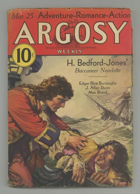 Argosy Part 4: Argosy Weekly Mar 25 1933 GD/VG 3.0