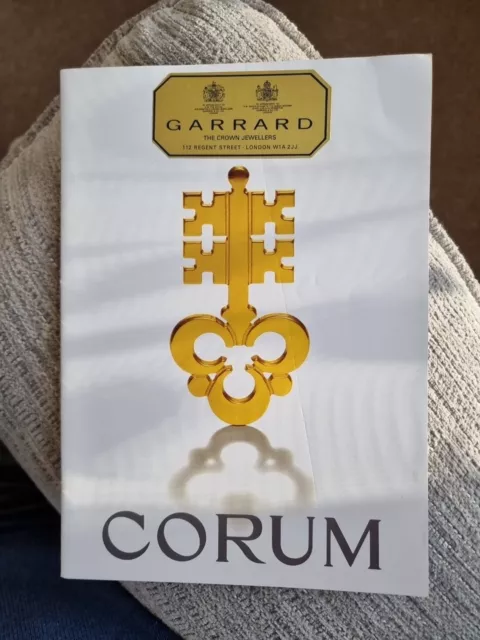 A 1989 Rare CORUM 'Suisse' Garrard. Watch Leaflet. Price-List. English.