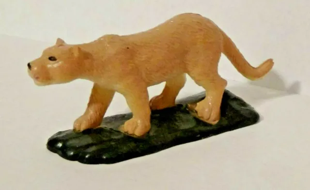 Puma 3" Figure Jungle Cat Vintage Wild Animal Mountain Lion Toy Rare Figurine
