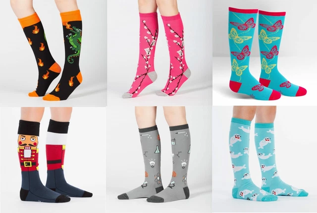 Sock It To Me E8 Youth Boy's Girl's Knee High Fun Socks Ages 3-6 - YK Choose ...