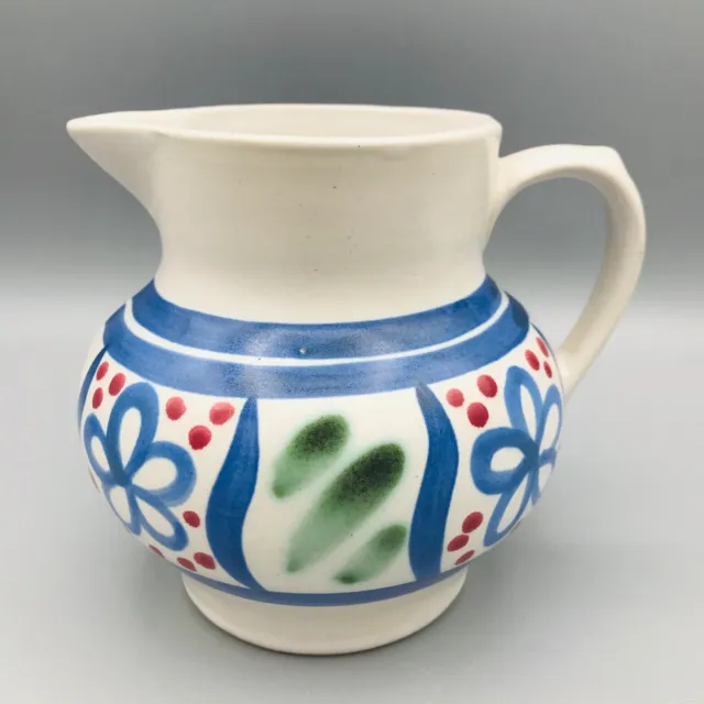 Lovely Scottish Buchan Vintage Pottery Jug Rare Pattern