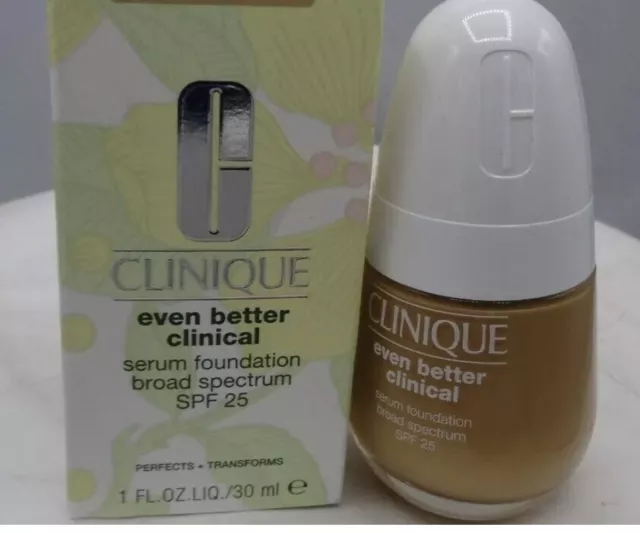 New Clinique Even Better Clinical Serum Foundation- Spf 25- Sand