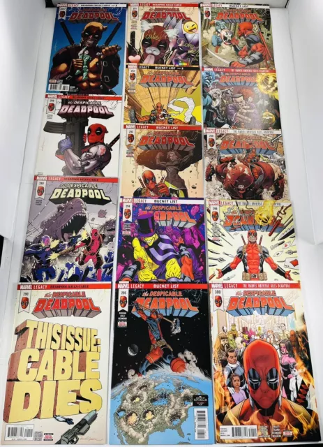 Lot Of 13 Despicable Deadpool #287-300 Full Run (No #291)  Duggan 2017