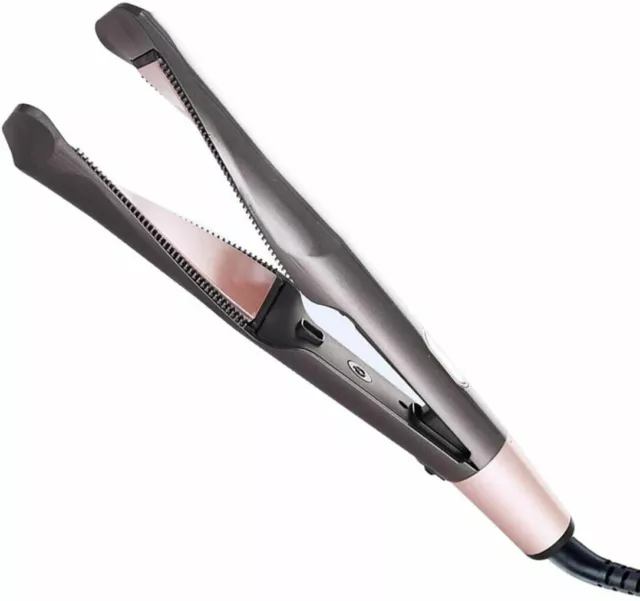 Piastra Per Capelli 2 In 1 Lisci Ricci Arriccia Stira Professionale Spirale 230°