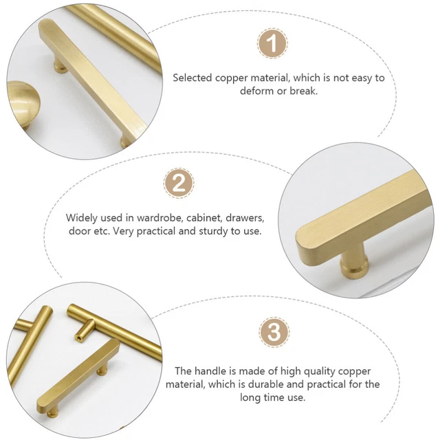Cabinet Hardware Knobs Handle Drawer Dresser Drawer Knobs Cupboard 4