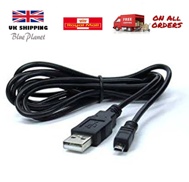 Cavo Ricambio Fotocamera Nikon Cavo USB Per Fotocamera Nikon Coolpix L23, L24, L100, L110, L120, L310 - Cavo Di Collegamento Dati/ricarica Cavo Ricarica Nikon Coolpix L310 - Foto 6