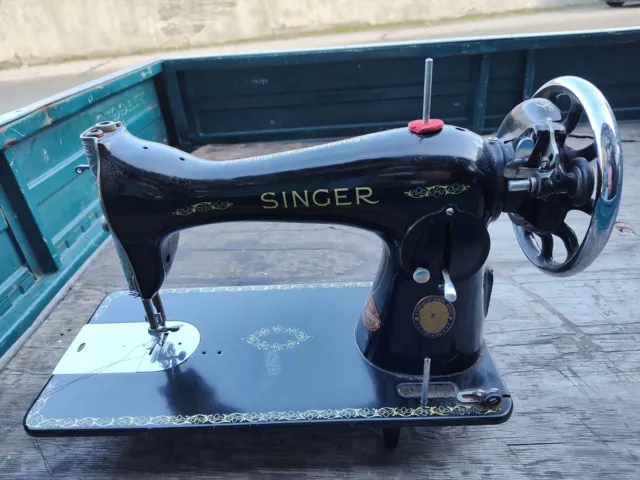 Antique german sewing machine Adolf Knoch Ossa Fabrik Marke