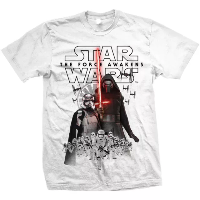 Mens's Official Star Wars Episode VII The Force Awakens New Villains Tshirt Tee