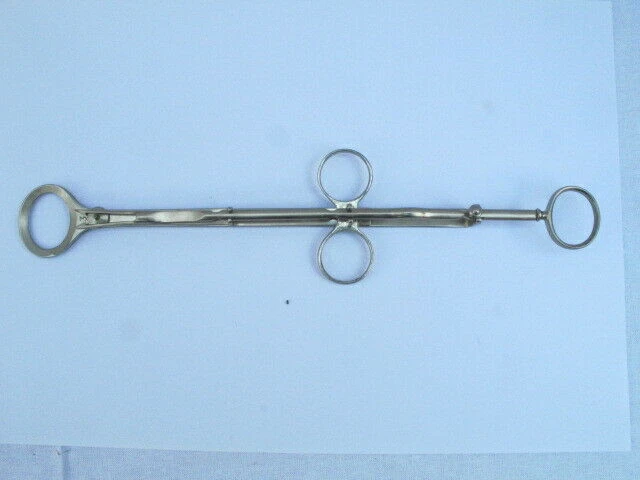 Antikes Ermold Tonsillotome Tonsil Guillotine Instrument / 7509