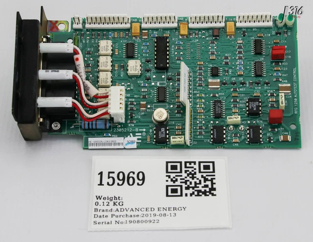 15969 ADVANCED ENERGY Pcb Rfg 1250 Autotest Control 2305212-B EUR 937 ...