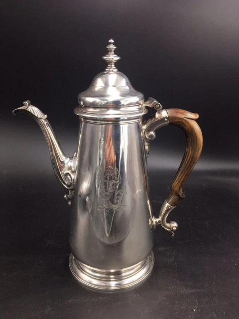 Contenitore da caffè argento sterling 1750