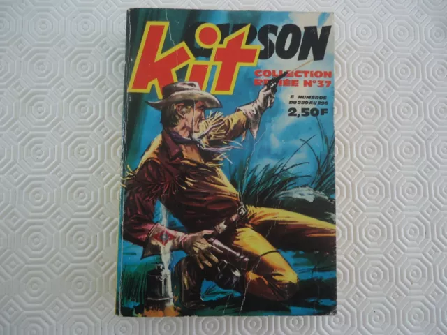 Album KIT CARSON N° 37 avec N° 289 à 296 BE + IMPERIA.