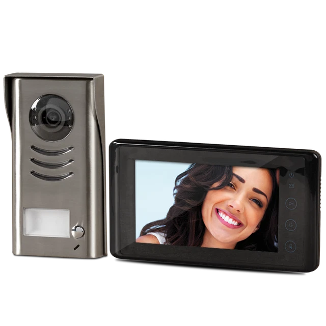 Visionpower 7" Video Door Phone Intercom – RFID, Password, IR-CUT Camera, 3.6mm Lens, 92° View