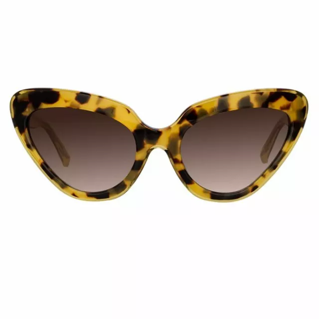 Linda Farrow, luxury sunglasses, Hyper Cat Eye, oval, women's, NOS, sexy vintage