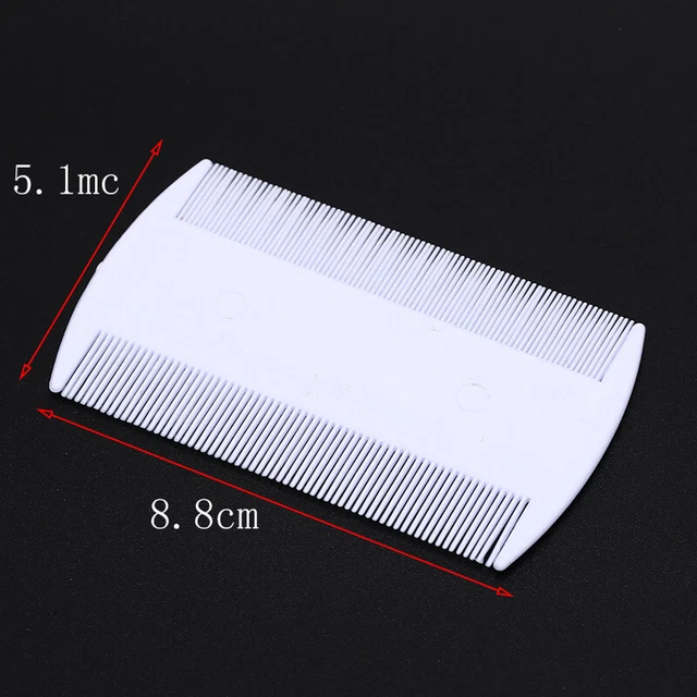 double sided head lice comb hair combs fine tooth head lice flea nit hair combs` 3