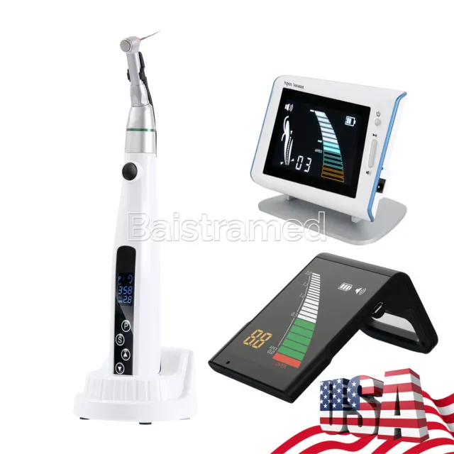 Dental Cordless LED Endo Motor 16:1 Contra Angle /Root Canal Apex Locator