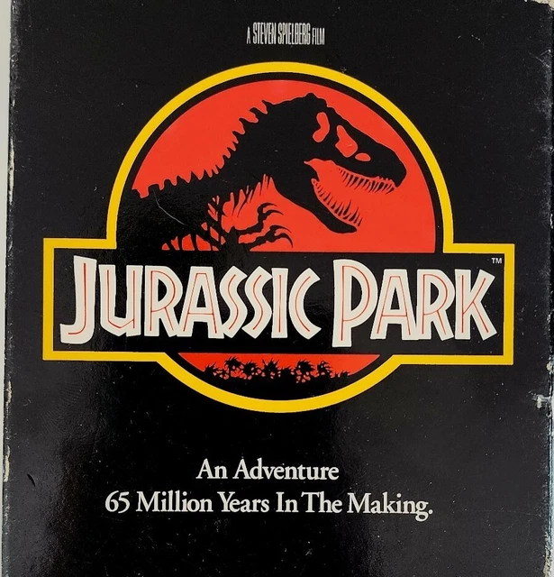 BANDE CASSETTE VINTAGE Jurassic Park 1993 VHS PRESQUE COMME NEUF Jeff