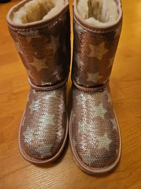 UGG Classic Short Sequin Sparkles Stars Boots NEW
