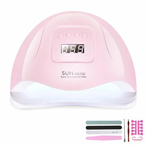 Lampe UV Sèche Ongles 120W Séchoir à Vernis Professionnel Capteur Automatique