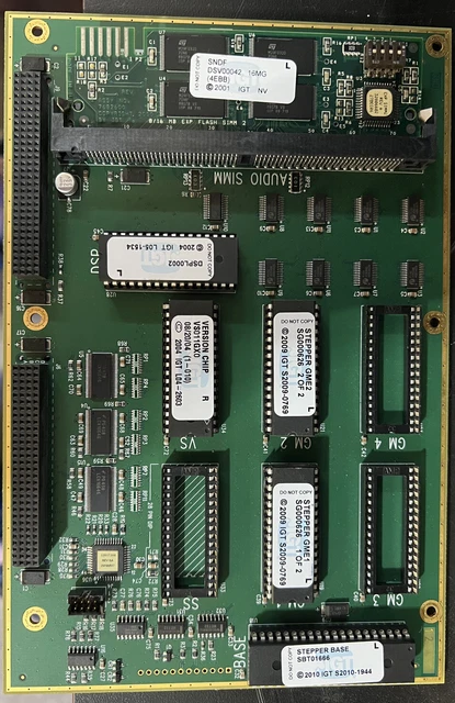 IGT Slot Machine Enhanced Memory Board With Software Chips Tournament 7682810