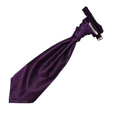Cadbury Viola Da Uomo Pre-Legato scrunchie cravatta tessuta semplice tinta unita controllo mediante DQT