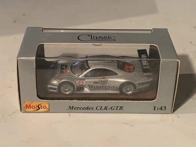 Lot De 3 Mercedes AMG CLK GTR DTM 1997-1998 – Maisto 1/43, Bon état
