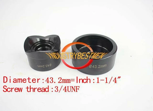 1PCS Hole Tool molds For TPA-8 Hydraulic Knockout Punch Driver 43.2mm