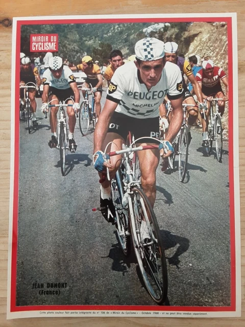 LOT 5 REVUES MIROIR DU CYCLISME MENSUEL 1968 avec la photo couleur 5