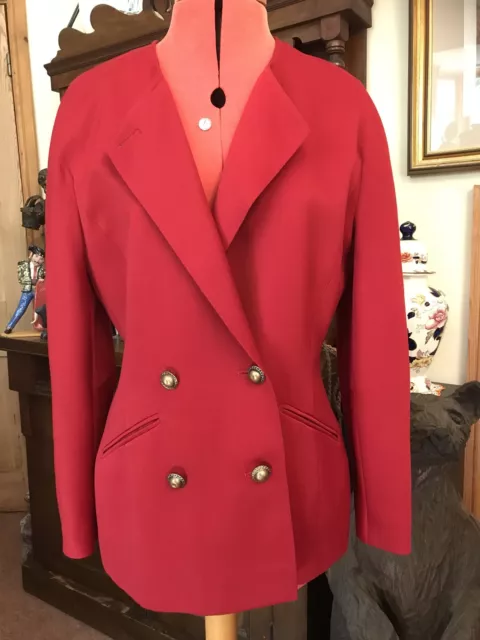 Red button on sale retro coat