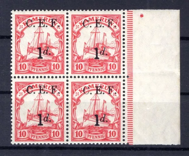 Kamerun BRITISCH 3b FARBE ** POSTFRISCH 400EUR (B1645