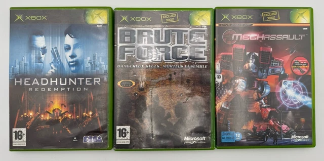 Lot de 4 jeux Microsoft Xbox fat original 1ère gen PAL et NTSC
