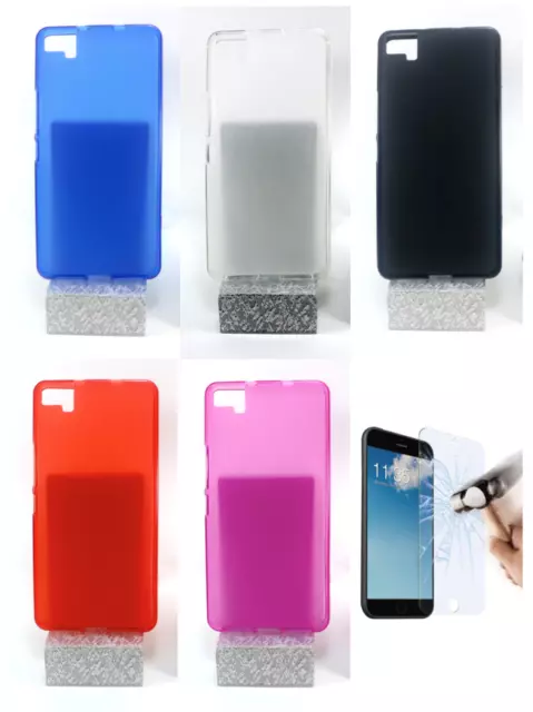 Funda Carcasa Silicona Gel TPU Para BQ Aquaris M5 +Protector Cristal Opcional