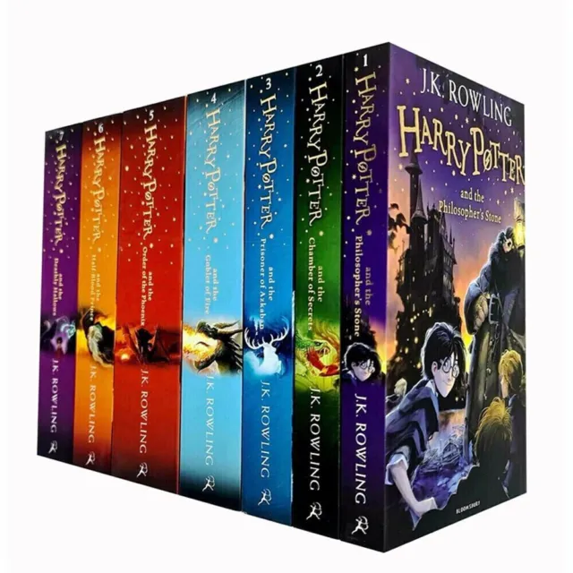 Harry Potter Komplette 7-Bücher-Boxset-Kollektion für Kinder von JK Rowling