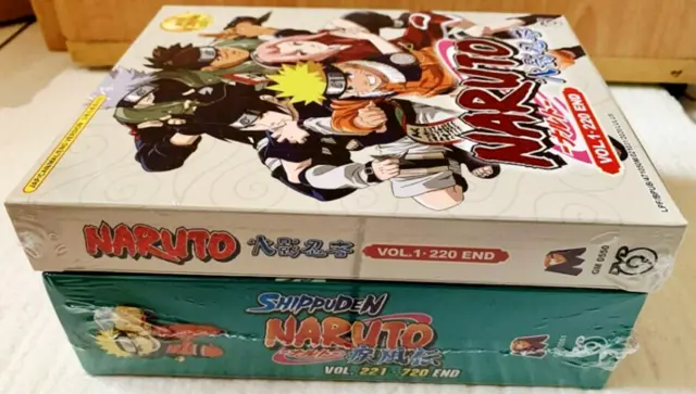NARUTO / NARUTO SHIPPUDEN - COMPLETE ANIME TV SERIES DVD (1-720 EPS) ( ENG  DUB )