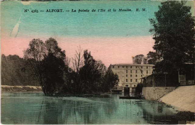 CPA MAISONS-ALFORT La Pointe de l'Ile et le Moulin (1352764)