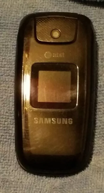 Samsung SGH-A197 - Black - (AT&T)- Black - Cellular Flip Phone. Fast Shipping.