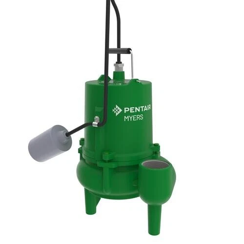 3/4 HP 120V Heavy Duty Cast Iron Sewage Pump 13500 GPH Piggy Back Float Switch