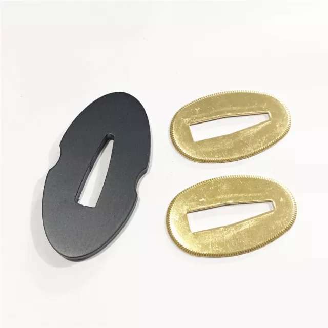 Small Black Iron Tsuba Hand Guard For Japanese Samurai Sword Katana Wakizashi