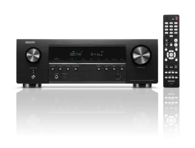 Denon AVR-S670H | 5.2 Channel High-Power 8K AV Receiver | 75W | Airplay2 | Black