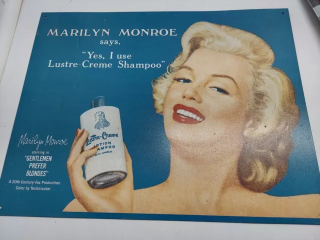 Marilyn Monroe Poster Metal Tin Sign 16 X 12
