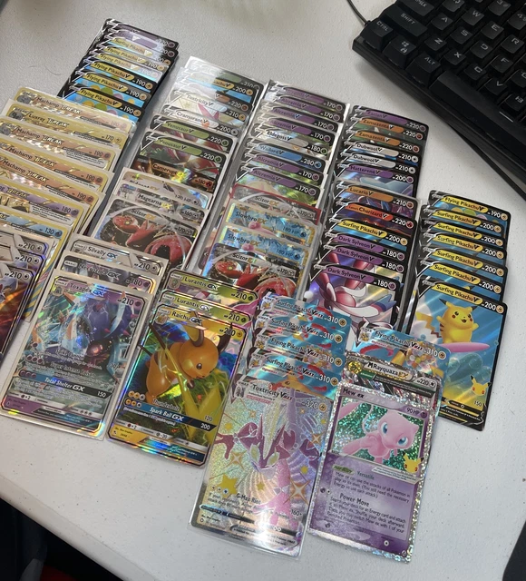 Pokemon Card Lot X10 Holo Cards 1 (V/EX/BREAK/GX/Vmax) Guaranteed