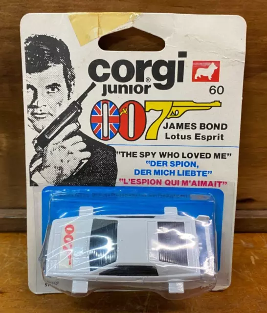 Vintage Corgi Junior 007 James Bond The Spy Who Loved Me Lotus Esprit SU304